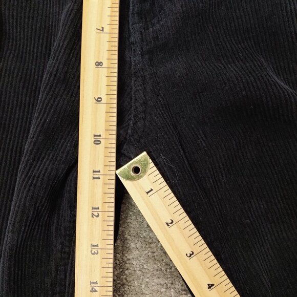 BDG Mom High Rise Women's Corduroy Pants in Black Size 25 Winter 100% Cotton - Picture 9 of 11